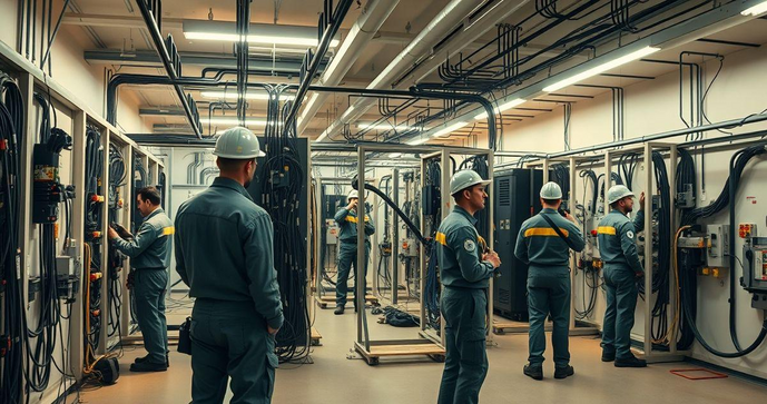 Montagem elétrica industrial: guia completo para otimização e segurança Montagem elétrica industrial: guia completo para otimização e segurança
