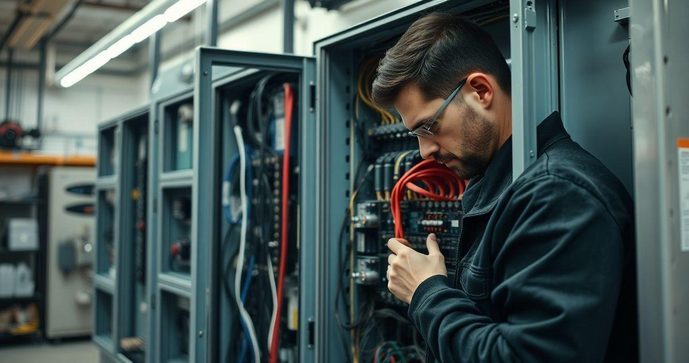 Montagem de Painéis Elétricos Industriais Profissional